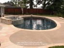 Light Sand Wash Finish Concrete with Unknown Integral Color & ‘Arizona’ Flagstone